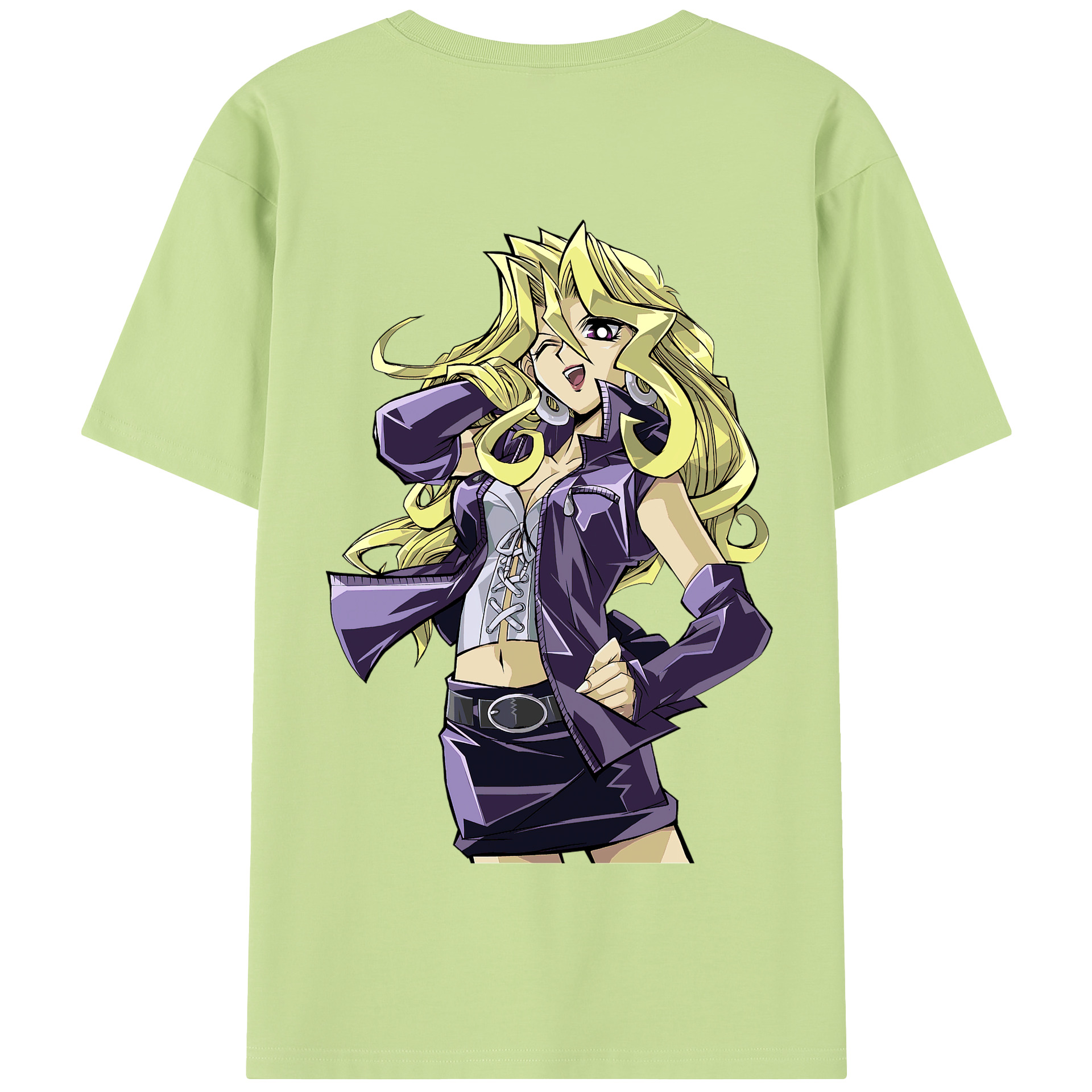 （画像用） 遊☆戯☆王 Yu-Gi-Oh! 綿100％半袖Tシャツ（背面プリント）